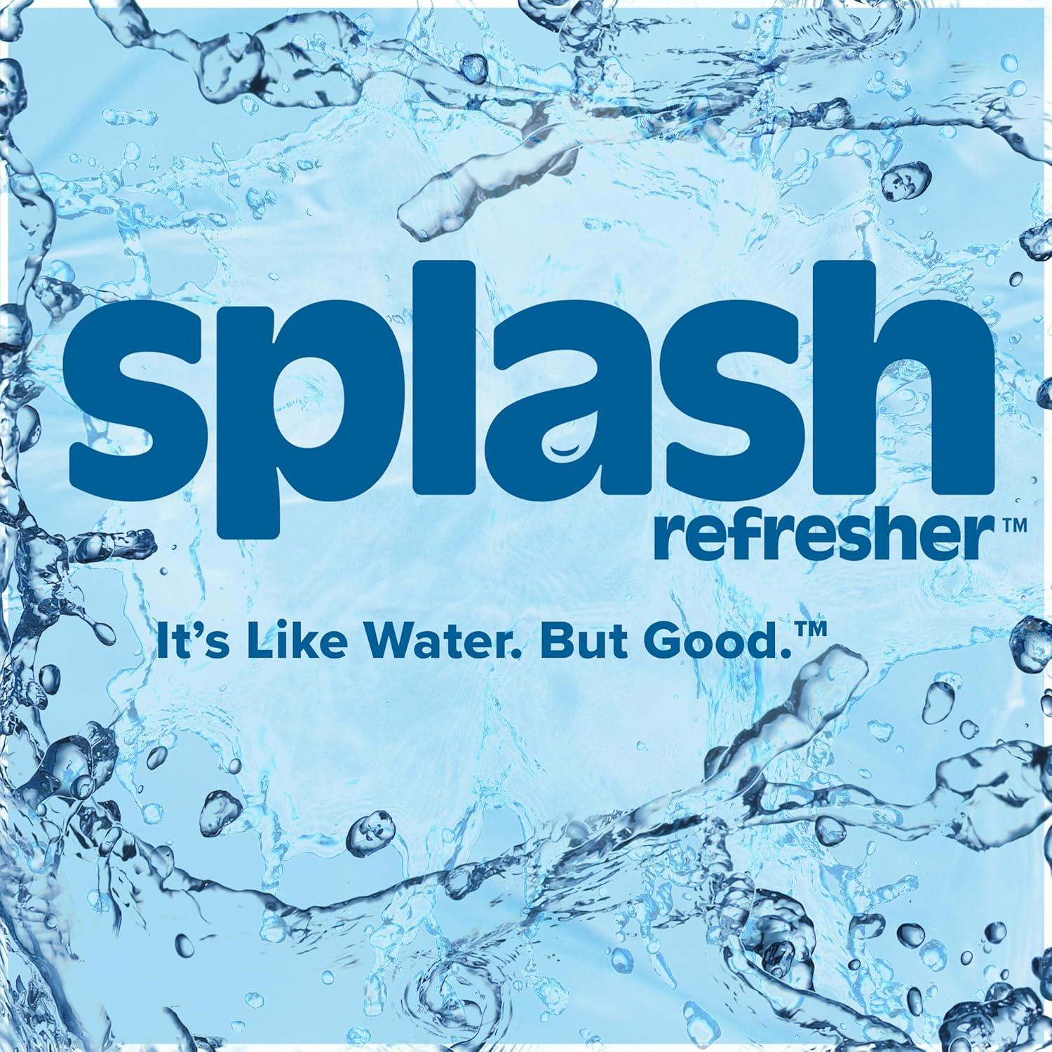 image:imageSPLASH REFRESHER Flavored Water Bottles Mandarin Orange Flavor 6Pack 169 Fl Oz Refreshing Flavored Bottled Water with Electrolytes Zero Sugar amp Zero CaloriesMandarin Orange