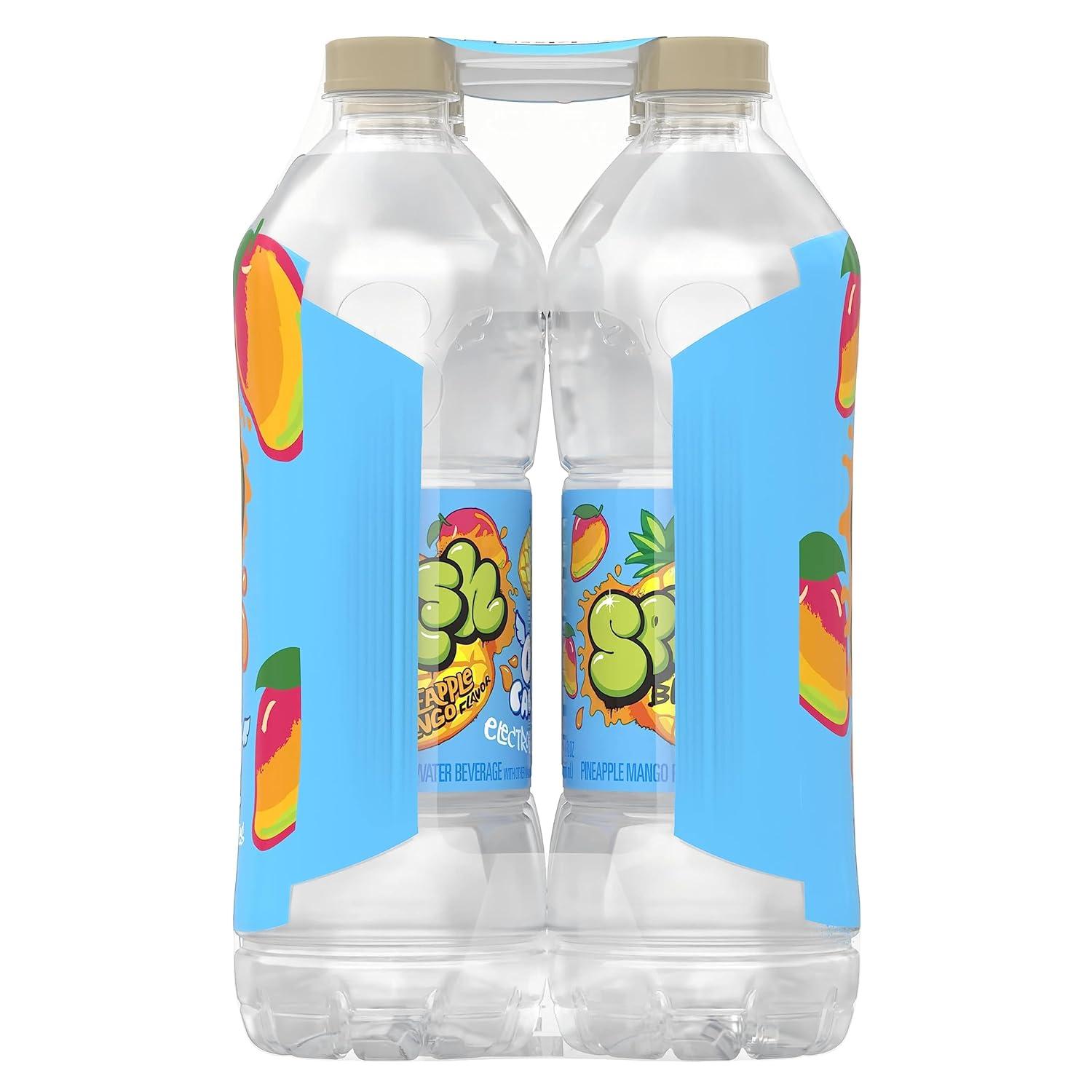 image:imageSPLASH REFRESHER Flavored Water Bottles Pineapple Mango Flavor 6Pack 169 Fl Oz Refreshing Flavored Bottled Water with Electrolytes Zero Sugar amp Zero CaloriesPineapple Mango