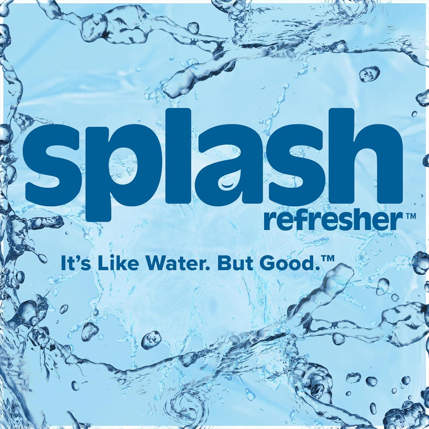 image:imageSPLASH REFRESHER Wild Berry Flavor Water Beverage 169 Fl Oz Plastic Bottles 24 Count